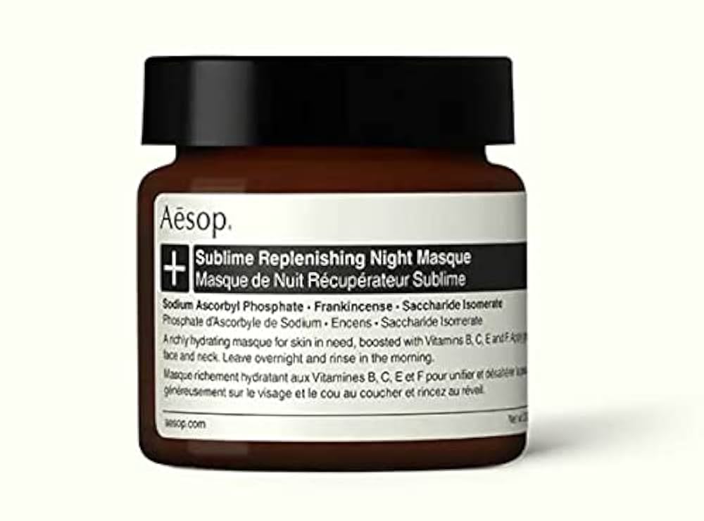 Aesop サブライム リプレニッシング ハイドレーション ナイトマスク60ml Amazon | イソップ サブライム リプレニッシング
